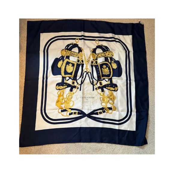 Hermes Large Silk Scarf - Picture 3 of 5